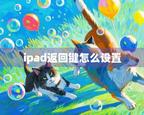 ipad返回键怎么设置