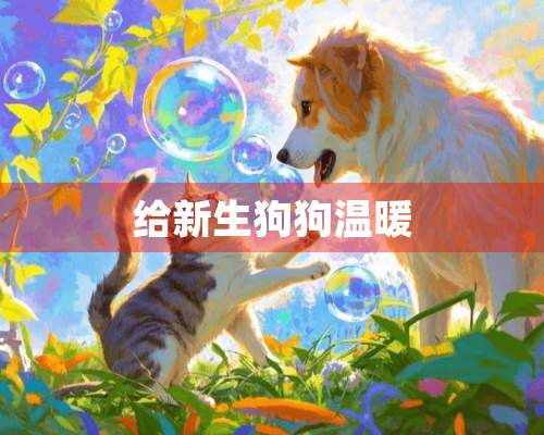 给新生狗狗温暖