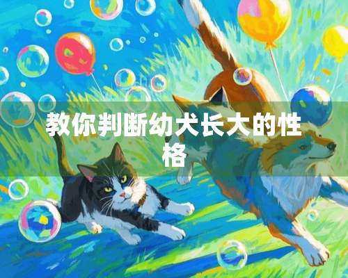 教你判断幼犬长大的性格