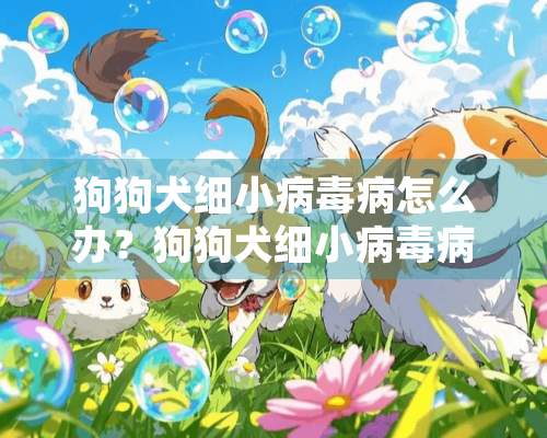 狗狗犬细小**病怎么办？狗狗犬细小**病的防治