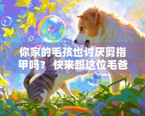 你家的毛孩也讨厌剪指甲吗？ 快来跟这位毛爸学这招