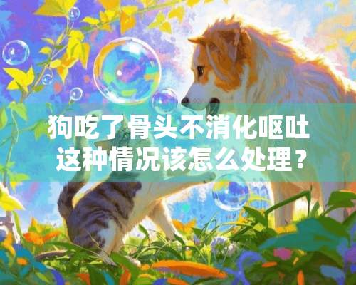 狗吃了骨头不消化呕吐 这种情况该怎么处理？