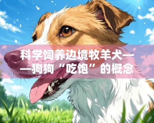 科学饲养边境牧羊犬——狗狗“吃饱”的概念