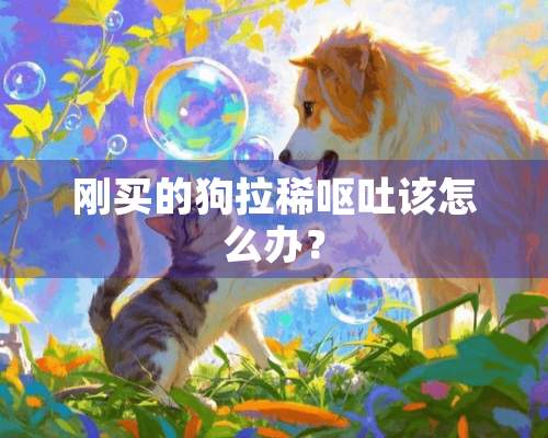 刚买的狗拉稀呕吐该怎么办？