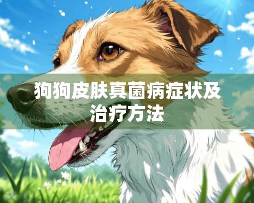 狗狗皮肤真菌病症状及治疗方法