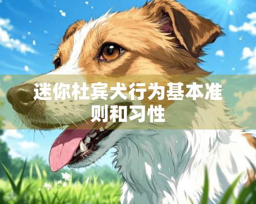 迷你杜宾犬行为基本准则和习性