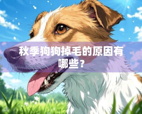 秋季狗狗掉毛的原因有哪些？