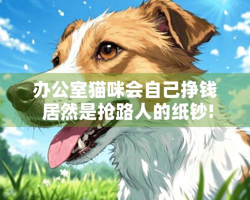 办公室猫咪会自己挣钱 居然是抢**的纸钞!