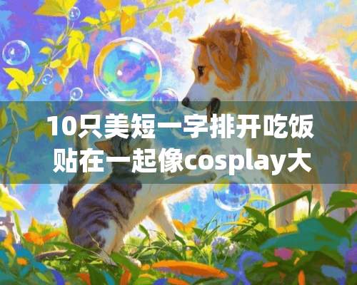 10只美短一字排开吃饭 贴在一起像cosplay大蟒蛇