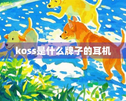 koss是什么牌子的耳机