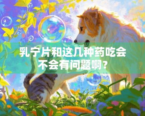 *宁片和这几种药吃会不会有问题啊？