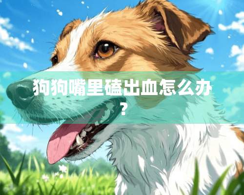 狗狗嘴里磕出血怎么办？