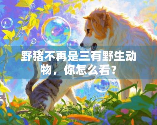 野猪不再是三有野生动物，你怎么看？