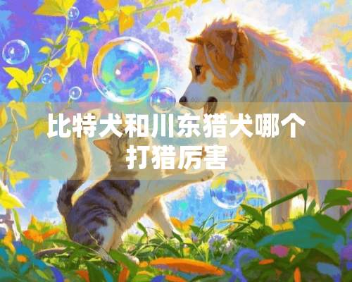 比特犬和川东猎犬哪个打猎厉害