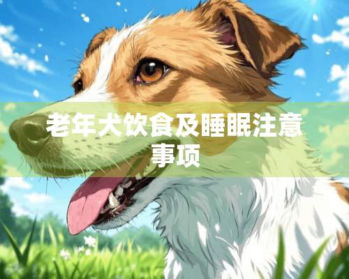 老年犬饮食及睡眠注意事项