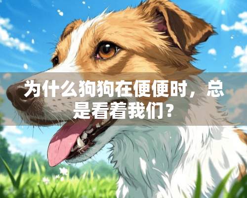 为什么狗狗在便便时，总是看着我们？