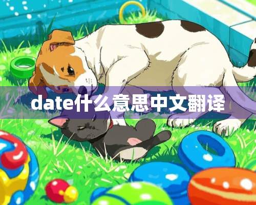 date什么意思中文翻译