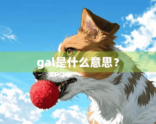 gal是什么意思？