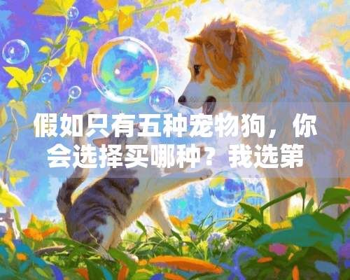 假如只有五种宠物狗，你会选择买哪种？我选第一个