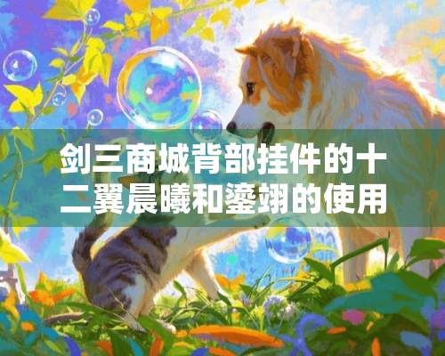 剑三商城背部挂件的十二翼晨曦和鎏翊的使用是一样的么？