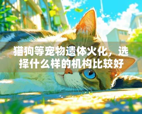 猫狗等宠物遗体火化，选择什么样的机构比较好？