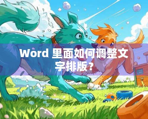 Word 里面如何调整文字排版？