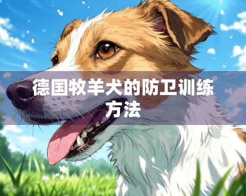 德国牧羊犬的防卫训练方法