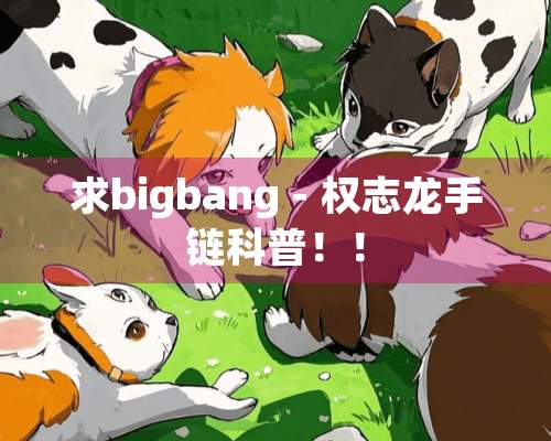 求bigbang－权志龙手链科普！！