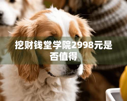 挖财钱堂学院2998元是否值得