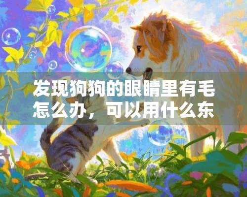 发现狗狗的眼睛里有毛怎么办，可以用什么东西擦出来么