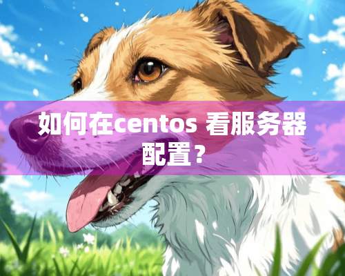 如何在centos 看服务器配置？