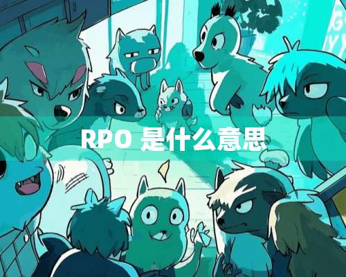 RPO 是什么意思