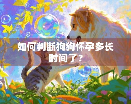 如何判断狗狗怀孕多长时间了？