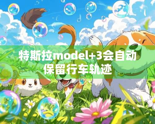 特斯拉model+3会自动保留行车轨迹