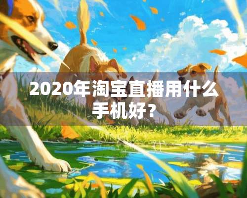 2020年淘宝直播用什么手机好？