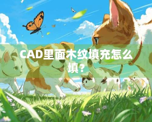 CAD里面木纹填充怎么填？