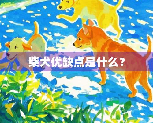 柴犬优缺点是什么？