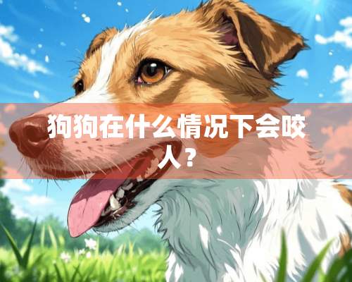 狗狗在什么情况下会咬人？