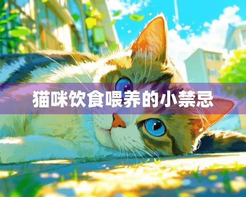 猫咪饮食喂养的小禁忌