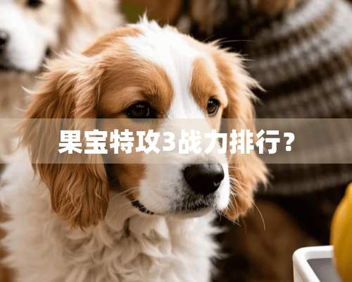 果宝特攻3战力排行？