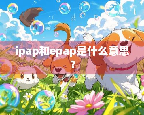 ipap和epap是什么意思？