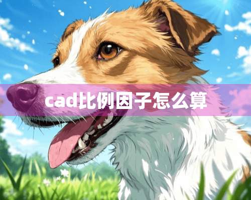 cad比例因子怎么算