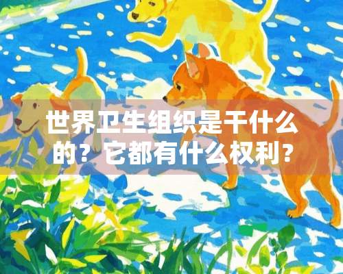 世界卫生组织是干什么的？它都有什么权利？