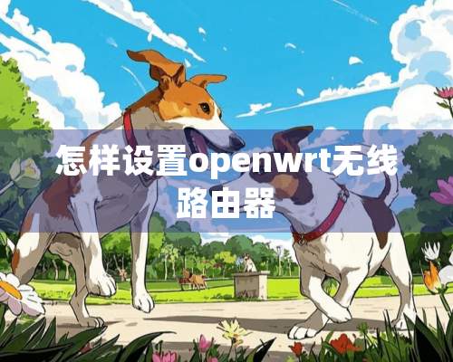 怎样设置openwrt无线路由器