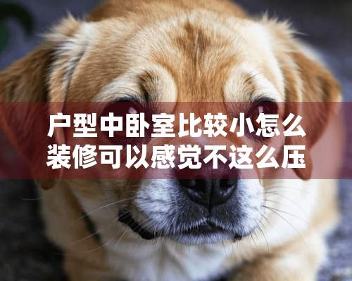 户型中卧室比较小怎么装修可以感觉不这么压抑呢？