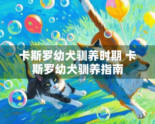 卡斯罗幼犬驯养时期 卡斯罗幼犬驯养指南