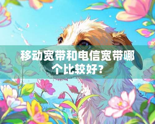 移动宽带和电信宽带哪个比较好？