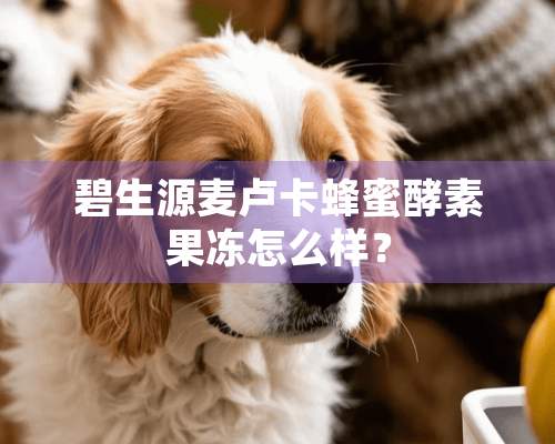 碧生源麦卢卡蜂蜜酵素果冻怎么样？