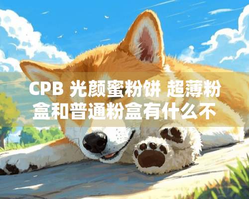 CPB 光颜蜜粉饼 超薄粉盒和普通粉盒有什么不同