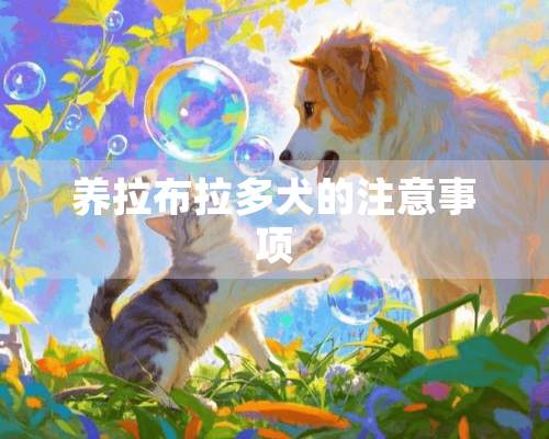 养拉布拉多犬的注意事项